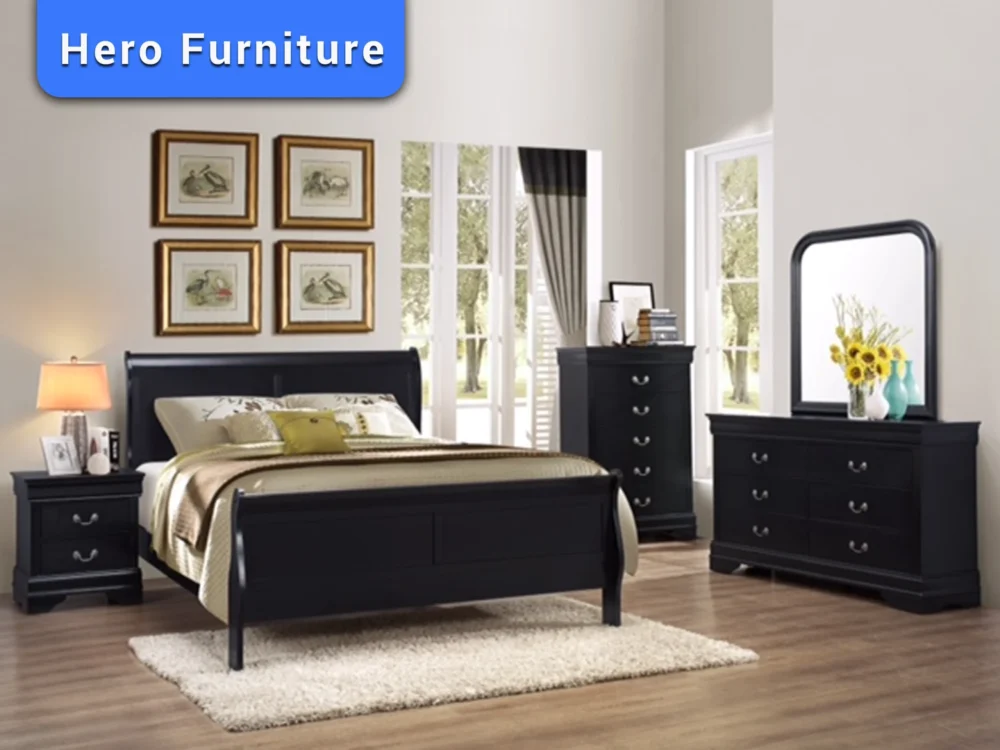Black bedroom set