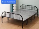Black folding bed