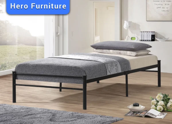 Basic metal frame bed