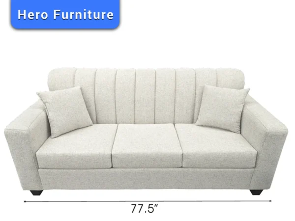 Channel Back Sofa - Image 3