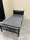 Black folding bed