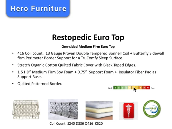 Rest O Pedic (Euro Top) - Image 2
