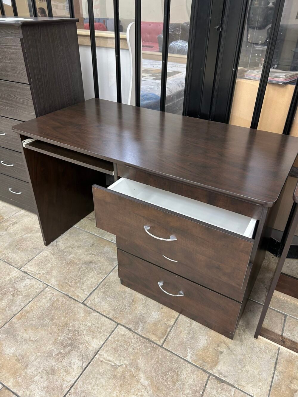 Brown Study Desk - Image 3