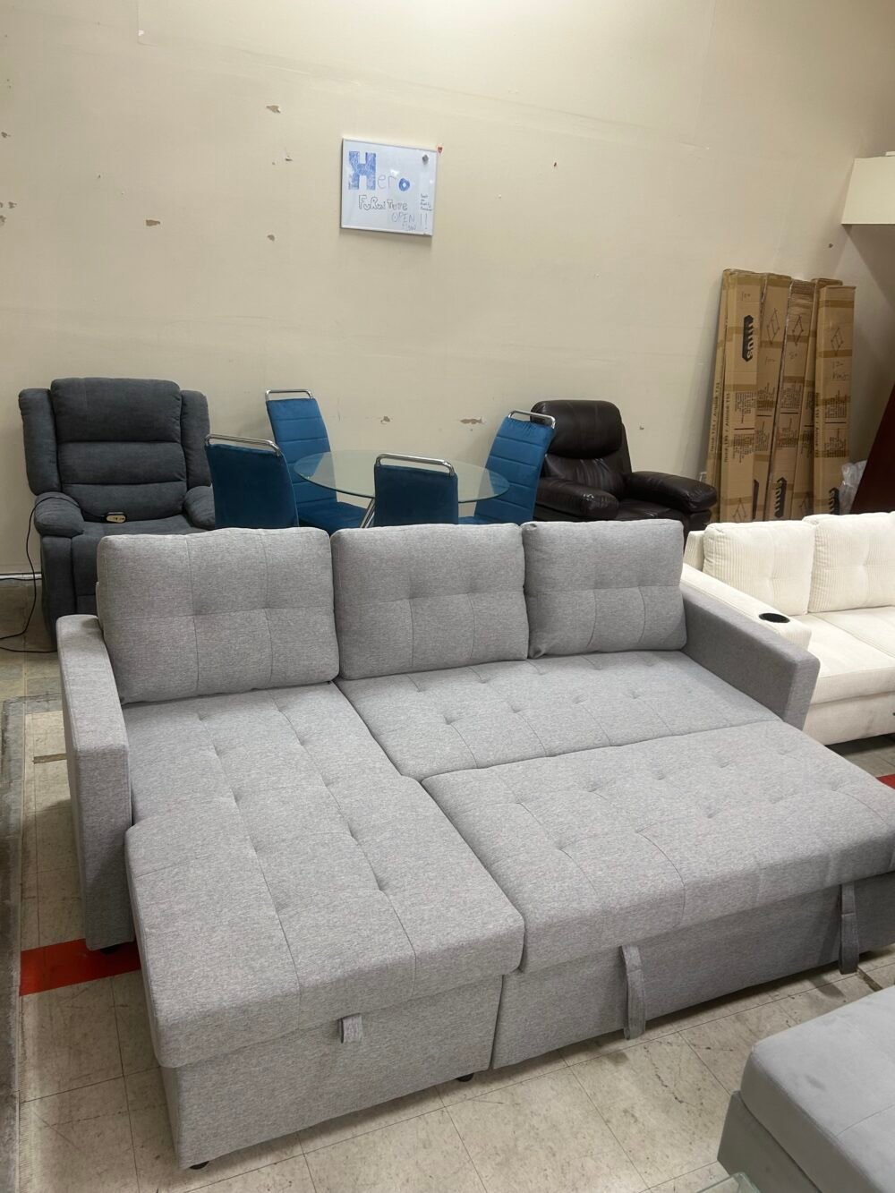 Small  Sectional sofabed