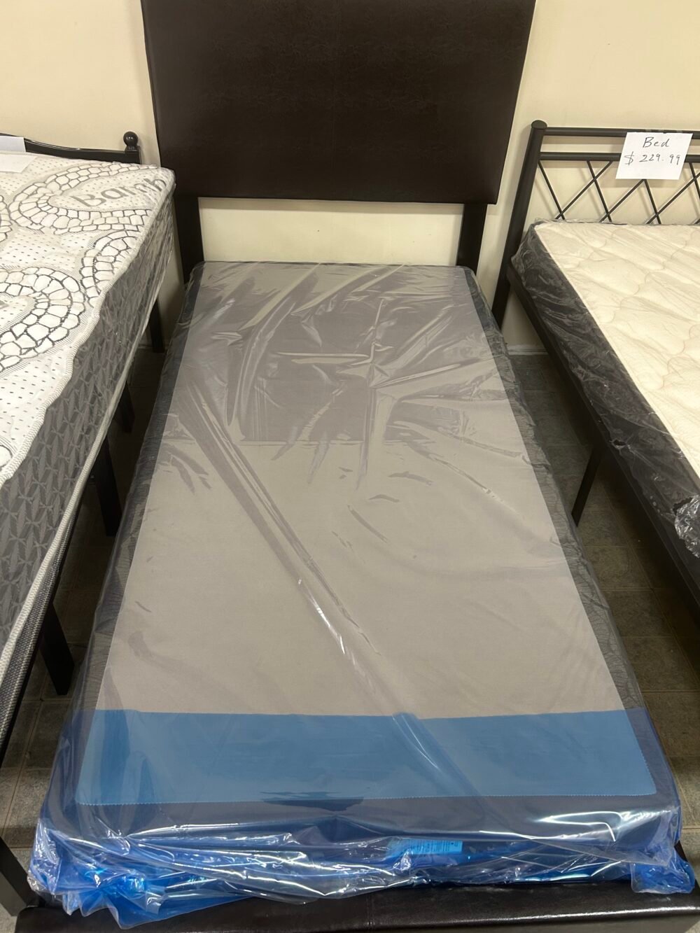 Twin Leather Hero Bed - Image 2