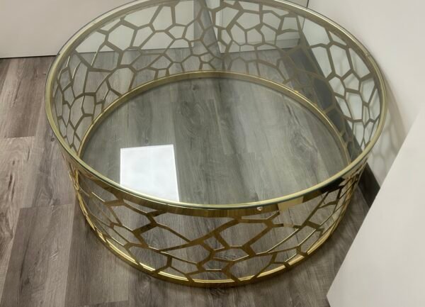 Gold hero coffee table
